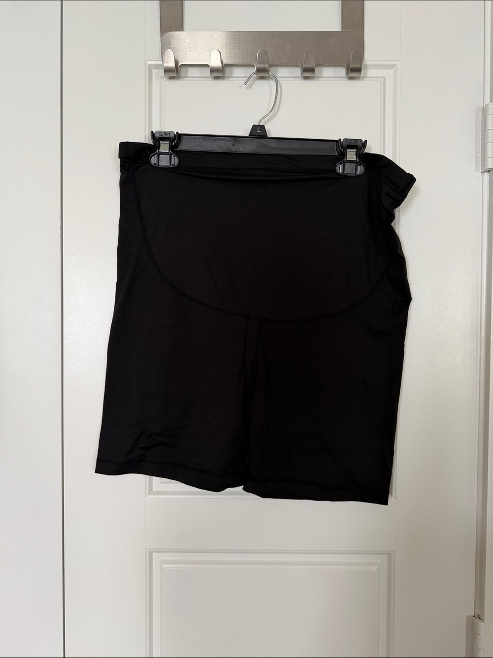 Black Women's High-Rise Bike Shorts set of 2